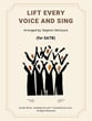 Lift Every Voice And Sing SATB choral sheet music cover